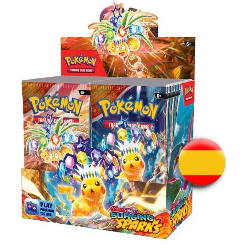 Pokemon Surging Sparks TCG SPANISH Chispas Fulgurantes Booster box sealed New